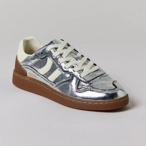 Coolway Women's Goal Silver Metallic Sneaker Color: Silver Metallic
